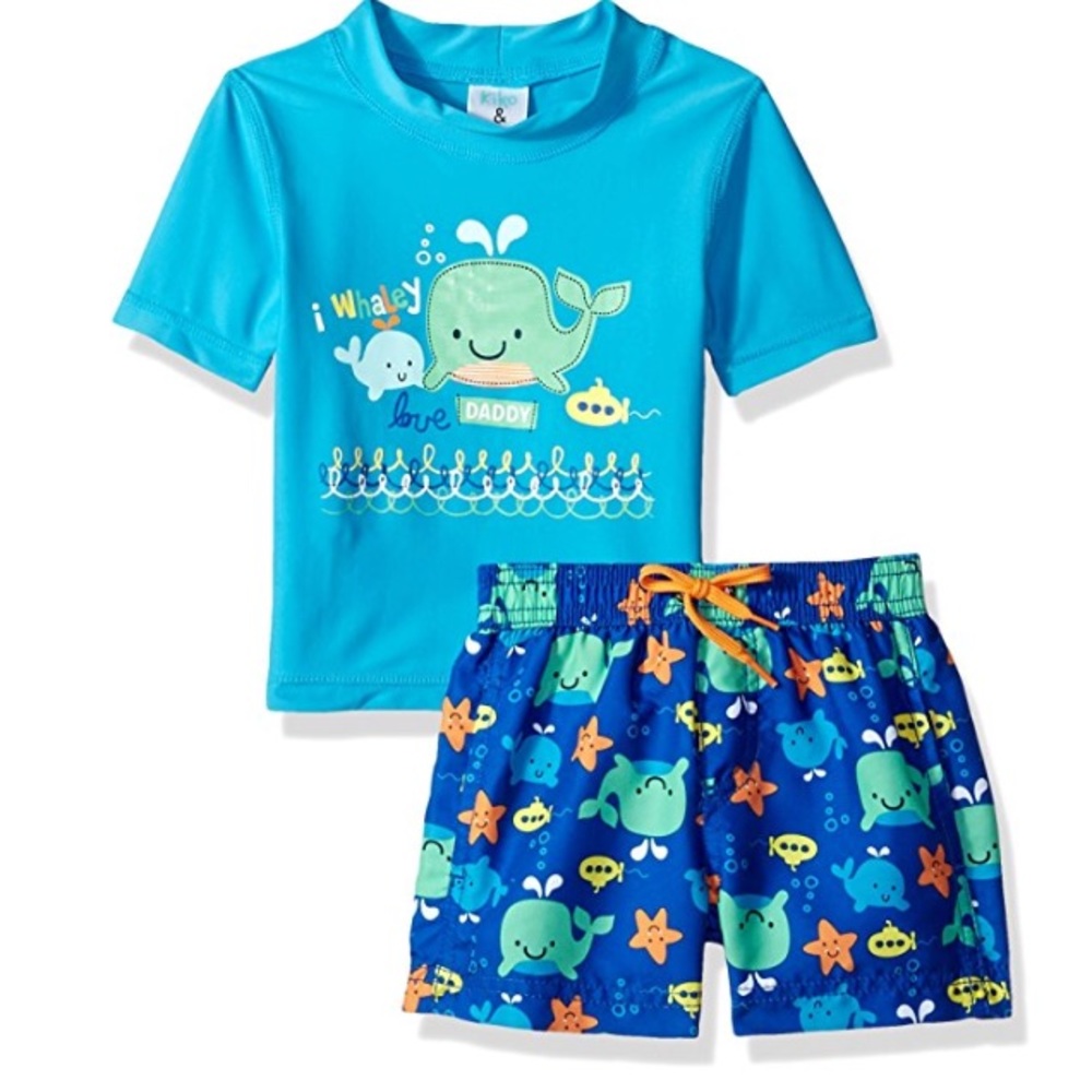 NWT KIKO & MAX SWIM SHORT & RASH GUARD